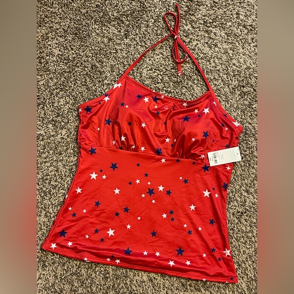 Patriotic tankini swim top - Picture 1 of 3